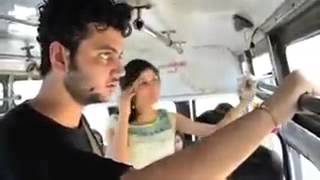 Boy slap Girl in bus confused girls [upl. by Onil]