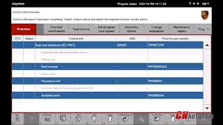 Porsche PIWIS II Tester Automatic Coding [upl. by Aimej]