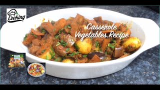 Casserole Vegetables Recipe Cook with Shabnam 911 [upl. by Worthington]