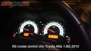 Độ Cruise Control cho Toyota Altis 18G 2010 [upl. by Prent]