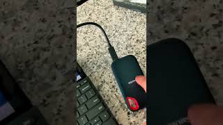 Crazy Fast File Transfer  SanDisk 2TB Extreme Portable SSD sandisk ssd [upl. by Sivel]