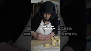 99yr old Battina makes culurgiones gnocchi sardinia italianfood [upl. by Kimball]