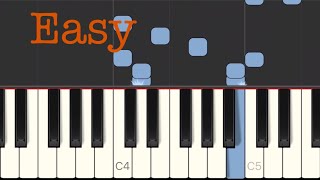 Chopsticks synthesia easy piano tutorial Chopin [upl. by Ennyrb]