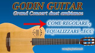 CHITARRA CLASSICA GODIN Grand Concert come regolare Duet Ambiance [upl. by Elletnwahs]