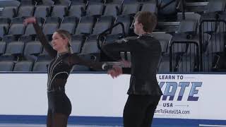 Ellie Korytek  Timmy Chapman  Senior Pairs SP  2025 Eastern Sectional US Pairs Final [upl. by Inohtna]