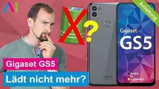 Gigaset GS5  Lädt nicht mehr • 📱 • 🔋 • ❌ • Anleitung  Tutorial [upl. by Sulrac]