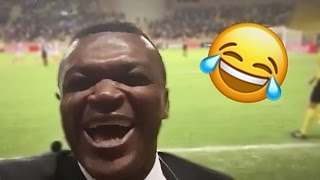 Marcel Desailly Laugh Compilation [upl. by Annaej437]