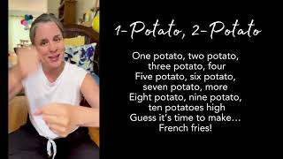 1Potato 2Potato  A Fingerplay Counting Rhyme for Children [upl. by Yaf]