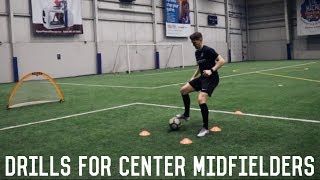 Training Drills For Central Midfielders  The Essentials To Playing Central Midfield [upl. by Vitus989]