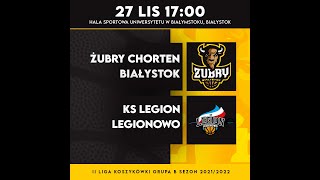 Żubry Chorten Białystok vs KS Legion Legionowo [upl. by Iveksarap168]