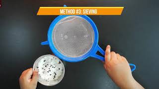 SCIENCE EXPERIMENT  Hi Kids Lets Learn on Methods of Separating Mixtures Part 1 of Mixture [upl. by Malchy]