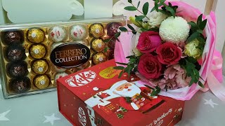 Flowers and Chocolates loves flowers chocolate rose roses lovers six anniversary 🌹🌷💐🍫🍫 [upl. by Lal136]