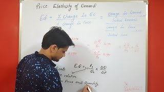 microeconomics chapter 6 Price Elasticity of demand Numerical portion part 1 [upl. by Enirtak]