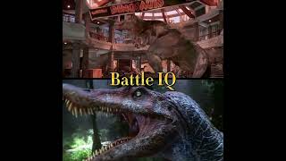 Trex vs Spinosaurus jurasicpark edit jurassicworld trex spinosaurus fyp [upl. by Anastassia]