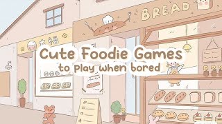 Cute Foodie Games to Play When Bored 🥐  Android amp iOS [upl. by Lyret548]