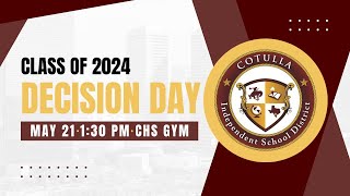 Cotulla High School Decision Day CollegeMilitaryCareer 2024 [upl. by Eugen259]