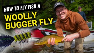 How To Fly Fish A Woolly Bugger Fly In Rivers [upl. by Twila]