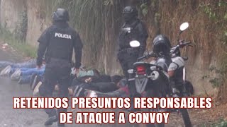 Retienen a presuntos responsables del ataque a convoy en la vía Molleturo  Cuenca [upl. by Onimod]