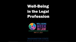 WellBeing Week in Law 2021 [upl. by Sakhuja]