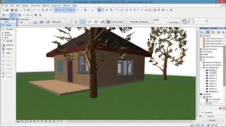 How to render using ArchiCAD 17 for beginners [upl. by Ydarb]