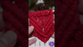 🎄DIY Mini Painel de Macramê macrame natal macrametutorial macrame [upl. by Dlnaod]