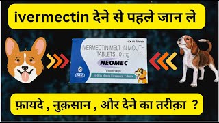 ivermectin tablet 🙀देने से हो जाता है बहुत नुक़सान   कितना फ़ायदा   असली डोस   हिंदी में [upl. by Ozan]