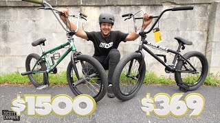 Does An Expensive Bike Make You A Better rider 1500 BMX vs 369 BMX [upl. by Vivian]