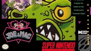 Joe and Mac para SNES parte 1 [upl. by Anerbes]