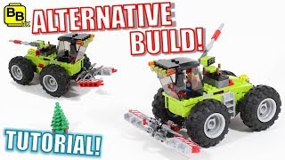 LEGO CITY 60181 ALTERNATIVE BUILD COMBINE HARVESTER [upl. by Emirak718]