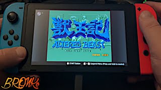 Altered Beast  Was Altered Beast always so tough  Nintendo Switch handheld gameplay [upl. by Hamil501]