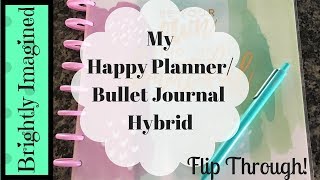 My Big Happy Planner  Bullet Journal Hybrid  Flip Through [upl. by Stock]