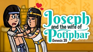 Joseph and the wife of Potiphar 😘😨  Animated Bible Stories  My First Bible  17 [upl. by Derward]