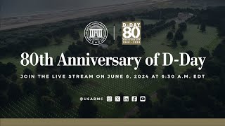 80th Anniversary of DDay at Normandy American Cemetery [upl. by Elinore]