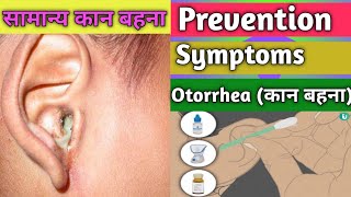 कान का बहना Otorrhea  Treatment of Otorrhea  Prevention of Otorrhea [upl. by Beach]