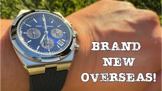 My First VC Blue Dial Vacheron Constantin Overseas Chrono 5520V [upl. by Dnalyaw]