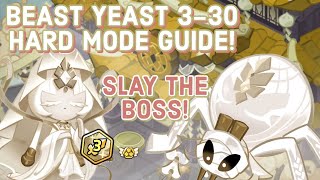 Beast Yeast 330 Hard Mode Guide  Safest Way  Cookie Run Kingdom [upl. by Lilahk]