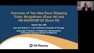 Webinar NS Pharma  Overview of New Exon Skipping Trials Brogidirsen and NS050NCNP03 Mar 2024 [upl. by Stormi]