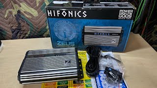 Hifonics Zeus ZRX12161D V2 Overview and Amp Dyno [upl. by Thorbert]