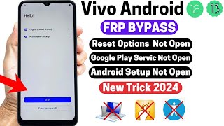 All Vivo FRP Bypass 2024 Without PC Android 1213  QuickShortcutMakerReset Not Working  New Trick [upl. by Aryk]