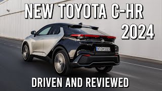 TOYOTA CHR 2024  DRIVEN AND REVIEWED  NEW HYBRID SUV LOOKING SHARP [upl. by Ylerebmik180]