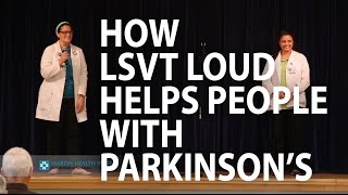 Demonstration How LSVT LOUD helps people with Parkinsons Disease [upl. by Kareem902]