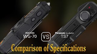 Ricoh WG70 vs Panasonic Lumix TS7 A Comparison of Specifications [upl. by Notlek]