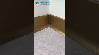 skirting board installation corner [upl. by Eelaroc608]