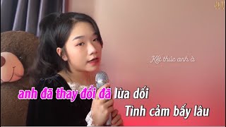 KARAOKE  KHÔNG TRỌN VẸN NỮA  YẾN NAPUN COVER  CHÂU KHẢI PHONG OFFICIAL [upl. by Grethel]