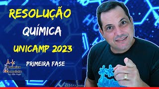 RESOLUÇÃO QUÍMICA UNICAMP 2023 PRIMEIRA FASE Prof Cláudio Perdigão [upl. by Anilecram]