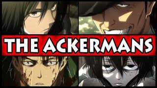 Every Ackerman Explained Attack on Titan  Shingeki no Kyojin All Ackerman Family Members  S3 [upl. by Esserac]