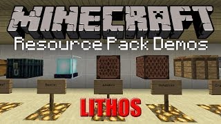 LITHOS  Minecraft Resource Pack 13w48b [upl. by Aisitel478]