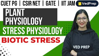 Plant Physiology  Biotic Stress  CUET PG  CSIR NET  GATE  IIT JAM Part1 VedPrep Chem Academy [upl. by Aknayirp148]