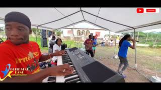 Brite star band amp spice band at large in rocky point was a great vybz watch out for more lit videos [upl. by Lihas790]