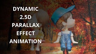 Dynamic 25d parallax effect animation [upl. by Atiekan]